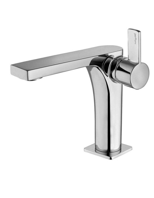 Paffoni Rock chrome basin mixer without waste RO071CR