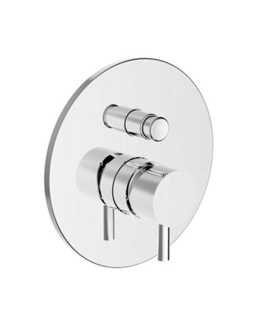 Lever and disc for shower Teorema Jabil 2-3 ways with diverter Chrome