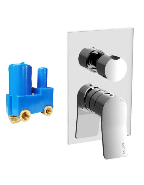 Built-in shower mixer Paffoni Tilt 2 outlets and 1 combined TI018CR