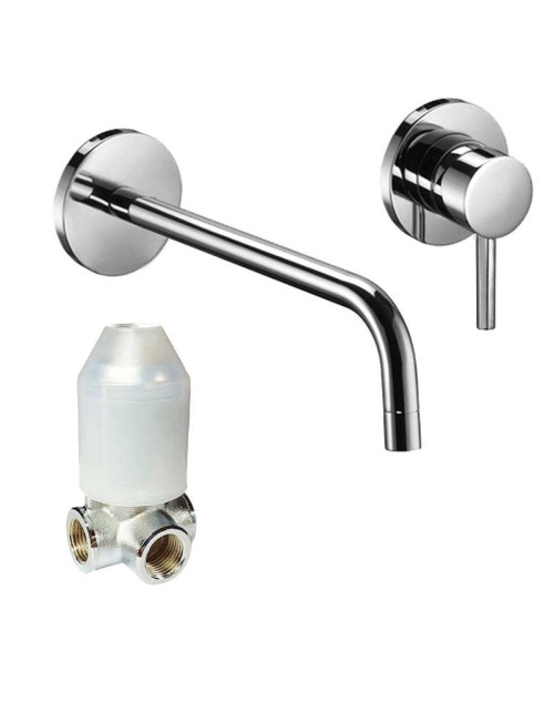 Mitigeur de lavabo à encastrer Paffoni Light chrome LIG006CR70