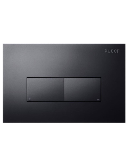 Placca di comando Pucci Eco Linea per cassette nero opaco 80230561