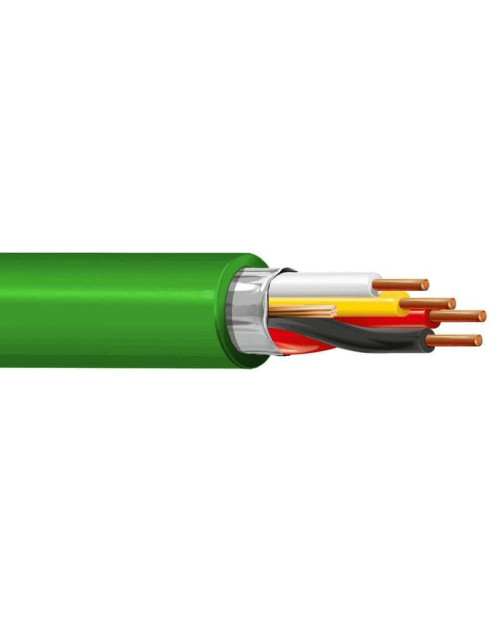 KNX ITC BUS-Kabel 2x2x0,8 mm BUS LSZH grün für die Hausautomation VC4BKVZ1000