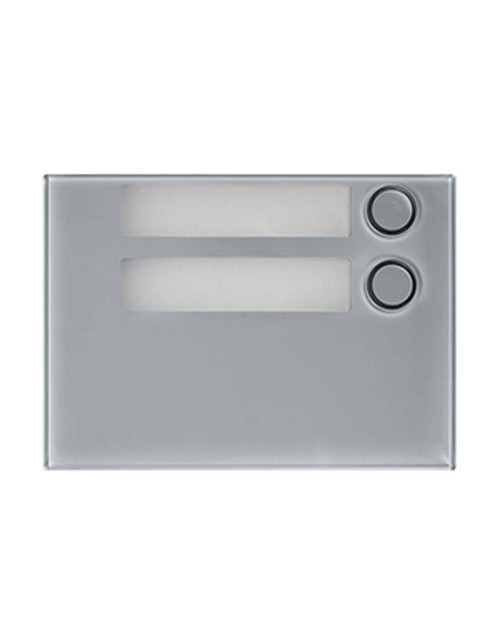 Panel frontal para módulo 1168/4 Urmet Alpha 2 Botones Gris 1168/12G