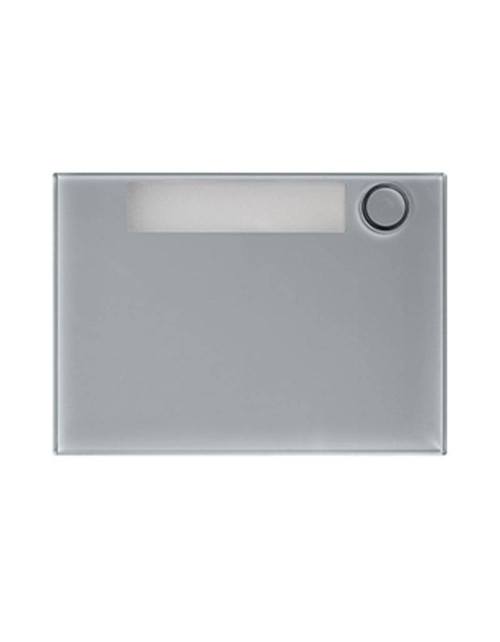 Façade pour module 1168/4 Urmet Alpha 1 Bouton Gris 1168/11G