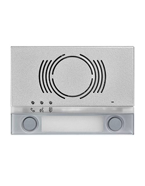 Frontalino modulo 1083/38 Urmet Alpha 2 tasti posto esterno audio Grigio 1168/132G