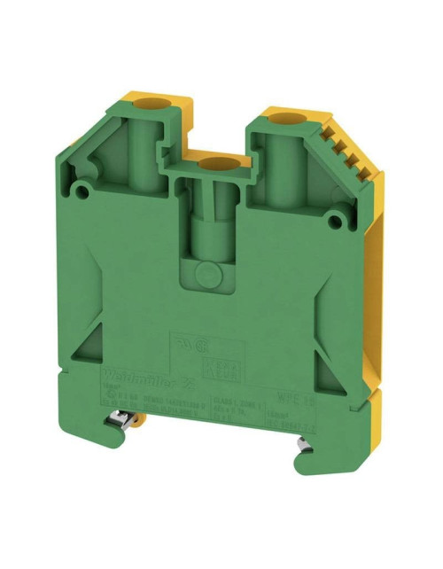 Weidmuller 16mmq yellow/green PE modular terminal 1010400000