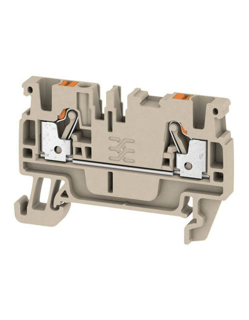 Weidmuller Push-In 2.5mmq Beige 1521850000 Feed-Through Terminal