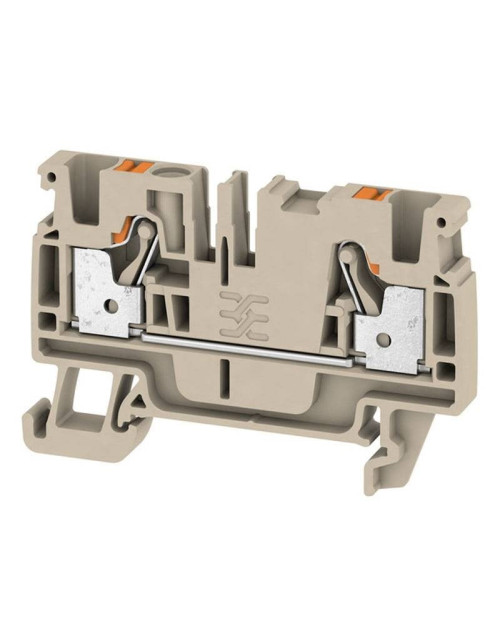 Weidmuller Pince traversante Push-In 4mm2 Beige 2051180000