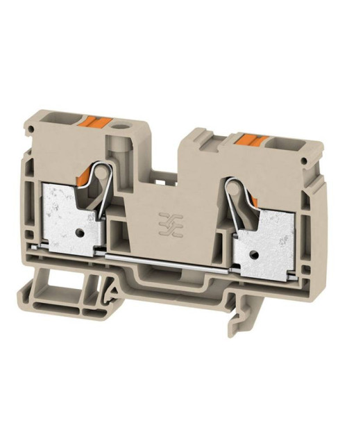 Weidmuller Push-In 10mmq Beige 2490360000 Feed-Through Terminal