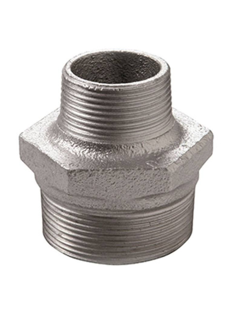 Atusa hexagonal fitting for pipes M/M 1 1/2 x 3/4 cast iron 24505074