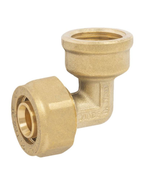 Ape F 3/4 x 26 mm brass elbow fitting 3752F342630