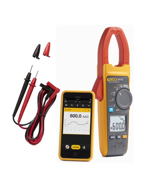 Fluke 375FC AC/DC 600A Zangenmultimeter 4695932