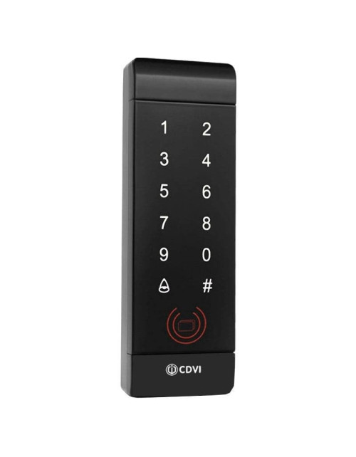 Lector Mifare y teclado CDVI para control de acceso KEYPAD100