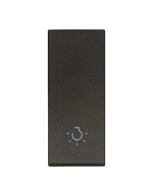 Vimar Linea key cover aligned light symbol Black 31000.LG