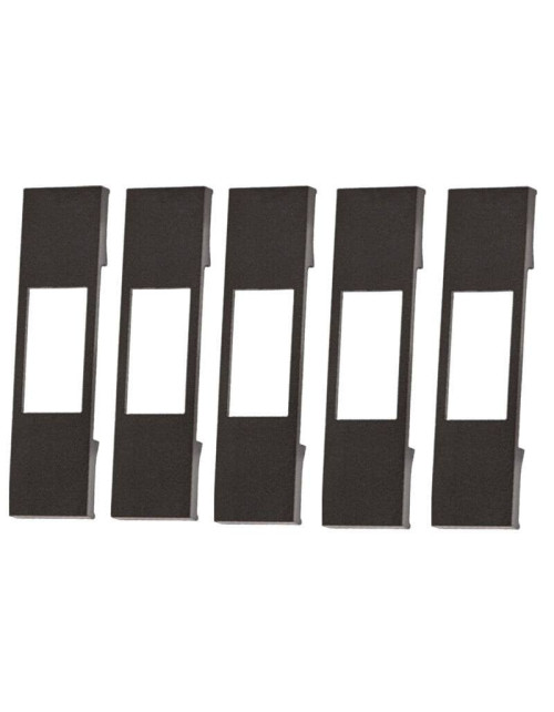 Kit de 5 adaptadores Elkron DKA/LN Bticino Living Now Negro 80KT8200111