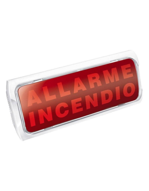 Targa ottico acustica antincendio Elkron TM24I indirizzata 80FH4700121