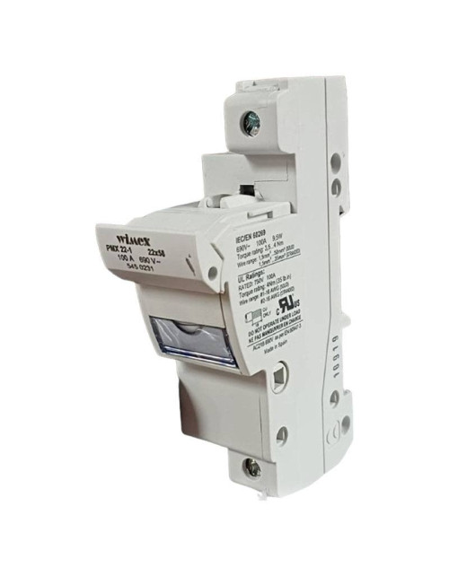 Wimex PMX 22 100A 1P 22x58 mm modularer Sicherungshalter 5450231