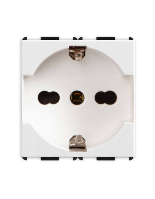 P40 Schuko Standard Master Pixia 2P+E White 11170 socket