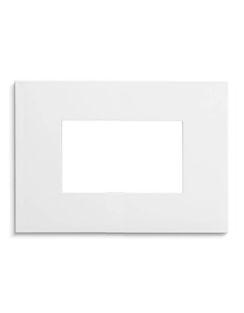 Placa Master Pixia 4 plazas Blanco Nieve 14PX104