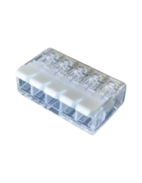 Connecteurs à levier Raytech 5 pour câbles 21x30x11 mm 18 pièces RAYBLOCKB5