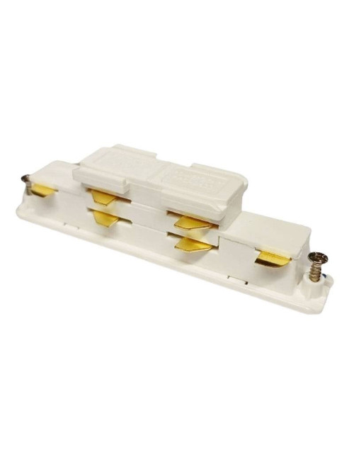 Joint électrifié Novalux pour rails L 107 mm blanc 106707.01