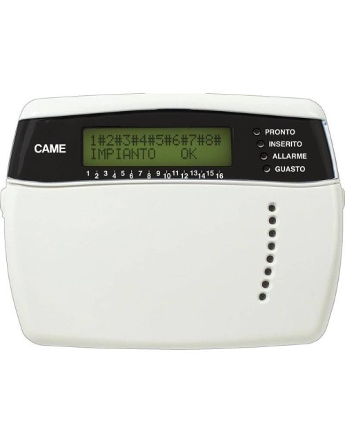 Came Bpt PXKD Teclado LCD de pared para unidades de control de alarma antirrobo 846CA-0010