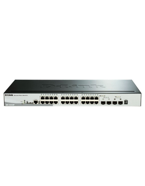 D-Link Switch 24 ports + 4 SFP Gigabit 10/100/1000 Mbps DGS-1510-28P