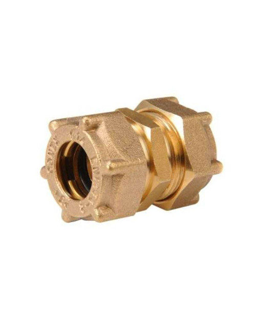 IBP straight sleeve for water and gas F/FD 22 mm in brass IG301 02200000