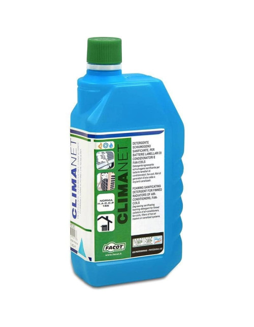 Detergente sgrassante Facot Climanet Top per batterie lamellari 1Kg CLINET1000