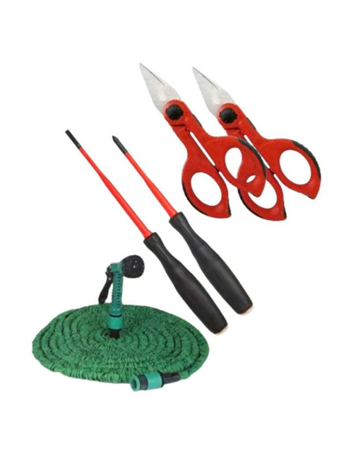 Intercable Set Scissors Screwdriver Garden Hose AO2402