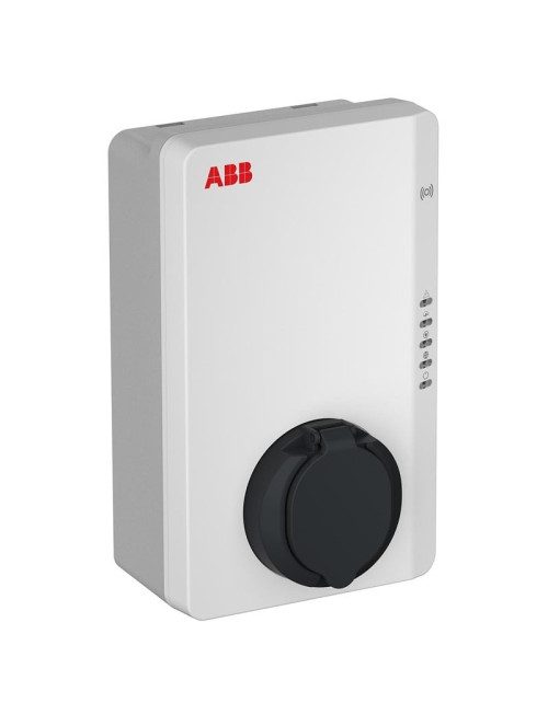 Abb Cargador de pared monofásico AC Wallbox 3,7 KW 1 toma de persiana T2 6AGC082587