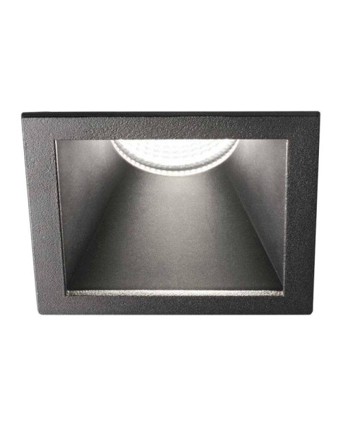 LED recessed spotlight Ideal Lux Game 11W 3000K Black 192383