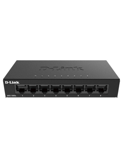 Switch 8 porte D-Link Gigabit non gestito 10/100/1000 Mbps DGS-108GL