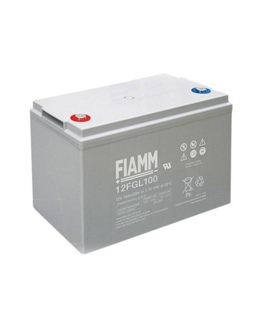 Batería recargable de plomo Fiamm 12V 100 Ah 12FGL100