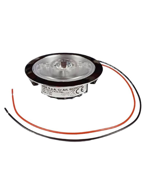 Foco empotrable lateral Led 3,5W 3000K IP40 cromo 0023COB