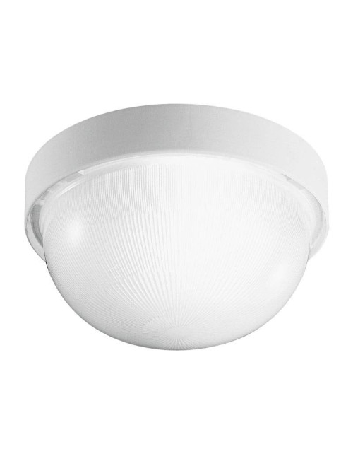 Plafoniera tonda Performance Lighting E27 60W IP43 Bianco 005000