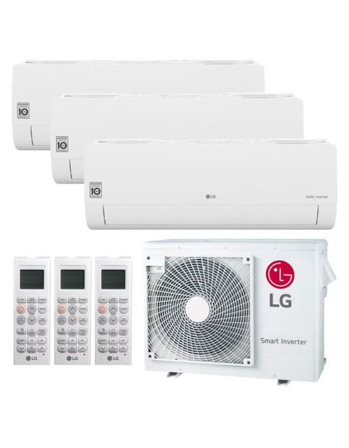 LG LIBERO SMART Split-Test-Klimaanlage 9000+12000+12000BTU WIFI R32 A++/A+