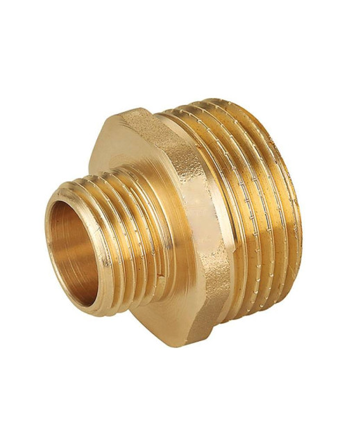 Reduced nipple for IBP pipes M/M 1 inch x 1/2 in brass 8245 M08004000