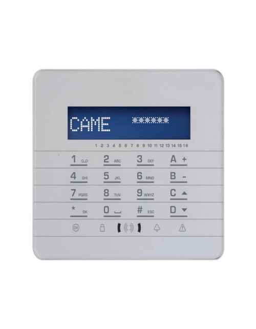 Clavier LCD filaire Bpt Came PXKTB02 Blanc 846CA-0110