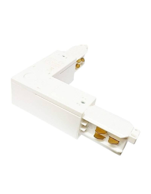 L-joint for standard Ilmas tracks, external polarity, white