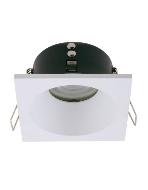 Novalux square recessed spotlight GU10 L 85 white 112102.01