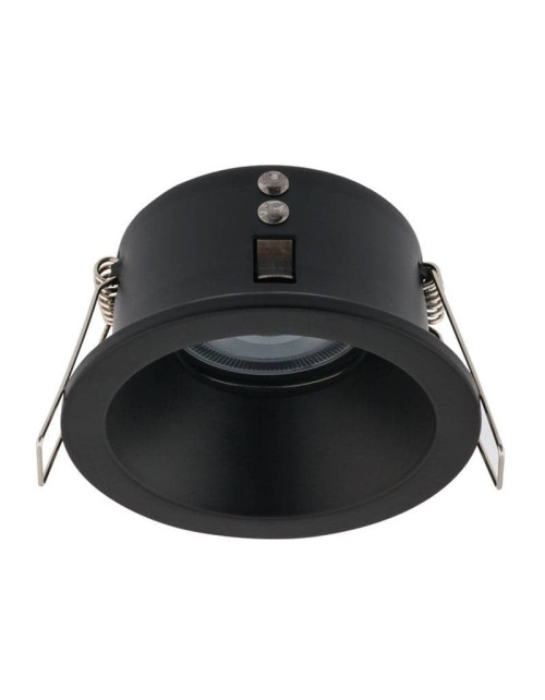 Novalux round recessed spotlight GU10 D 85 mm black 112101.02