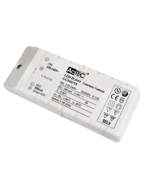 Alimentatore per Led Novalux 18W 24 Vdc IP20 101325.99