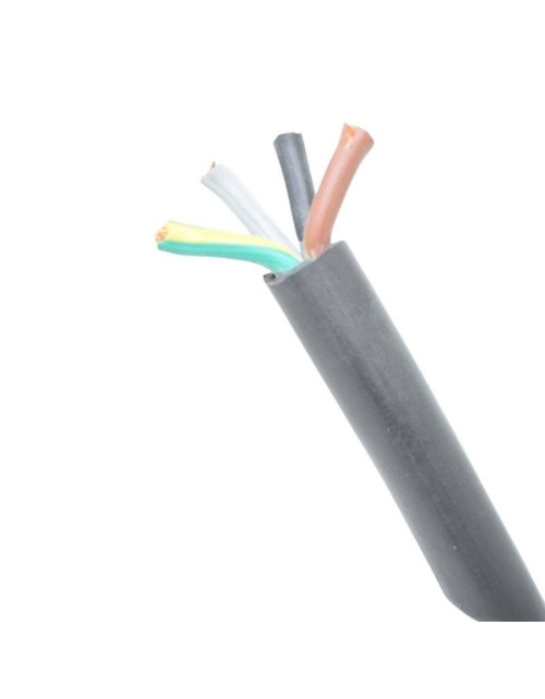 Neoprene low voltage cable H07RN-F 4x1 yellow/green black