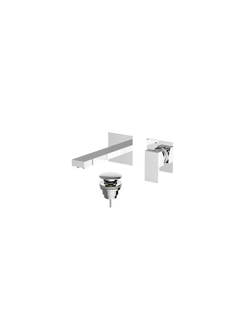 Built-in basin mixer Teorema Pillar 2 pieces with waste 9K318EBB-001