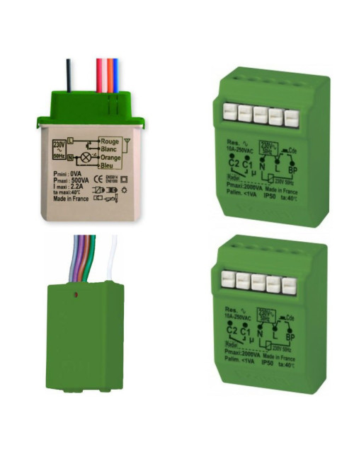 KIT de inicio de luz Urmet con relé atenuador y transmisor 1054/4