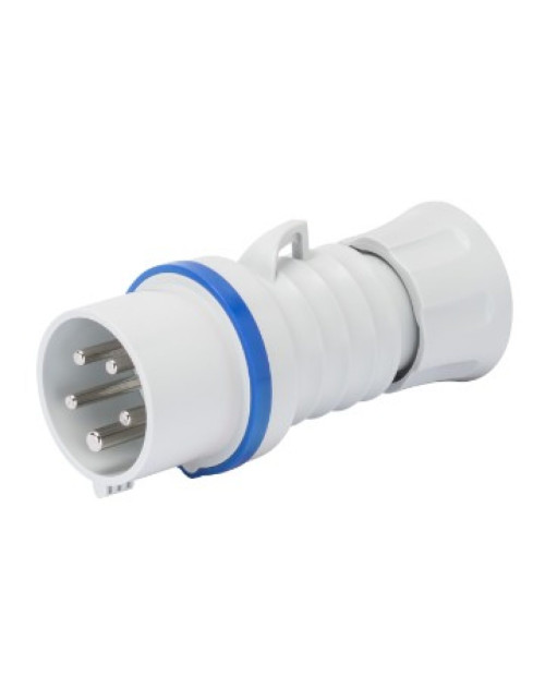 Mobile Plug Straight Hp - Ip44/Ip54 - 3P+T 16A 200-250V 50/60Hz - Blue - 9H - Screw Wiring GEW GW60005H