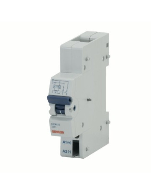 Sganciatore A Lancio Di Corrente 110-125V Dc/110-415V Ac - 1 Modulo GEW GW96012