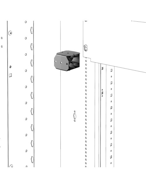 Suporturi pentru canale de cablare verticale - Qdx - 4 buc GEW GWD3426