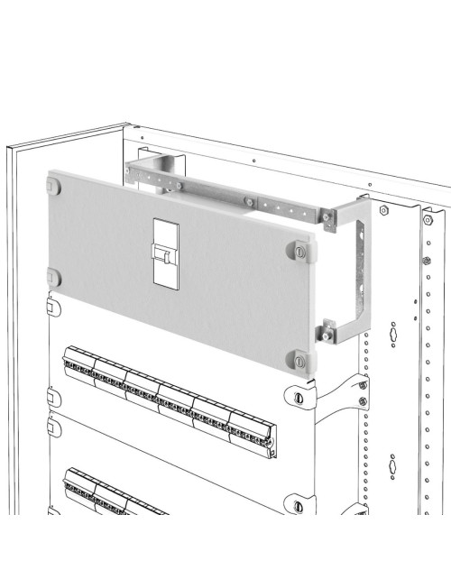 Kit Di Installazione Interruttori Scatolati Msx Su Piastra - Orizzontale - Esecuzione Fissa - Msx/M160C - 850X200Mm GEW GWD3509